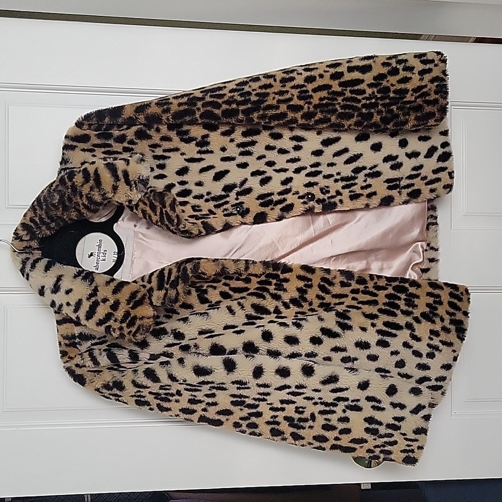 Abercrombie Kids Leopard Print Jacket